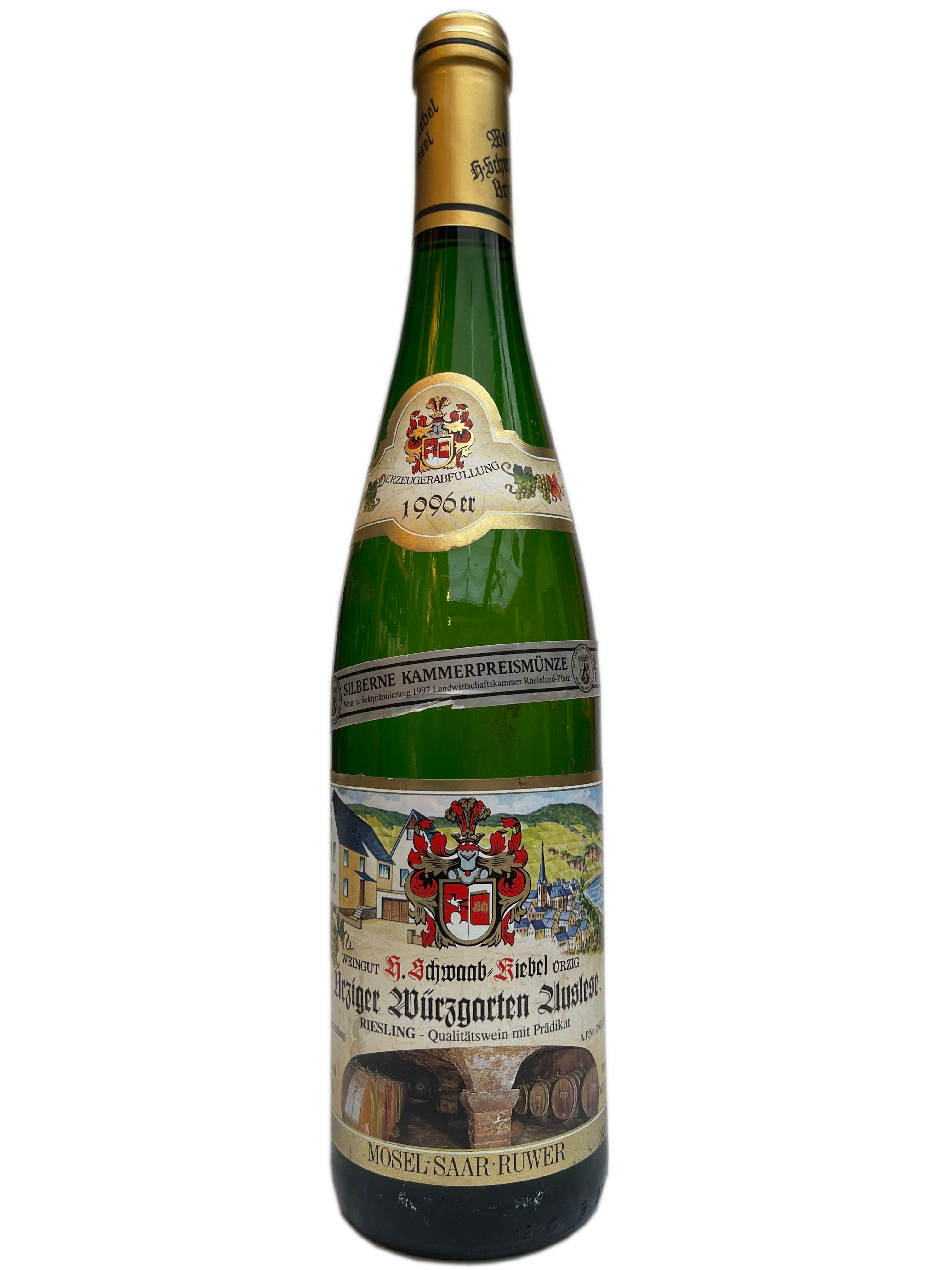 Weingut H. Schwaab Kiebel Ürziger Würzgarten Auslese 1996