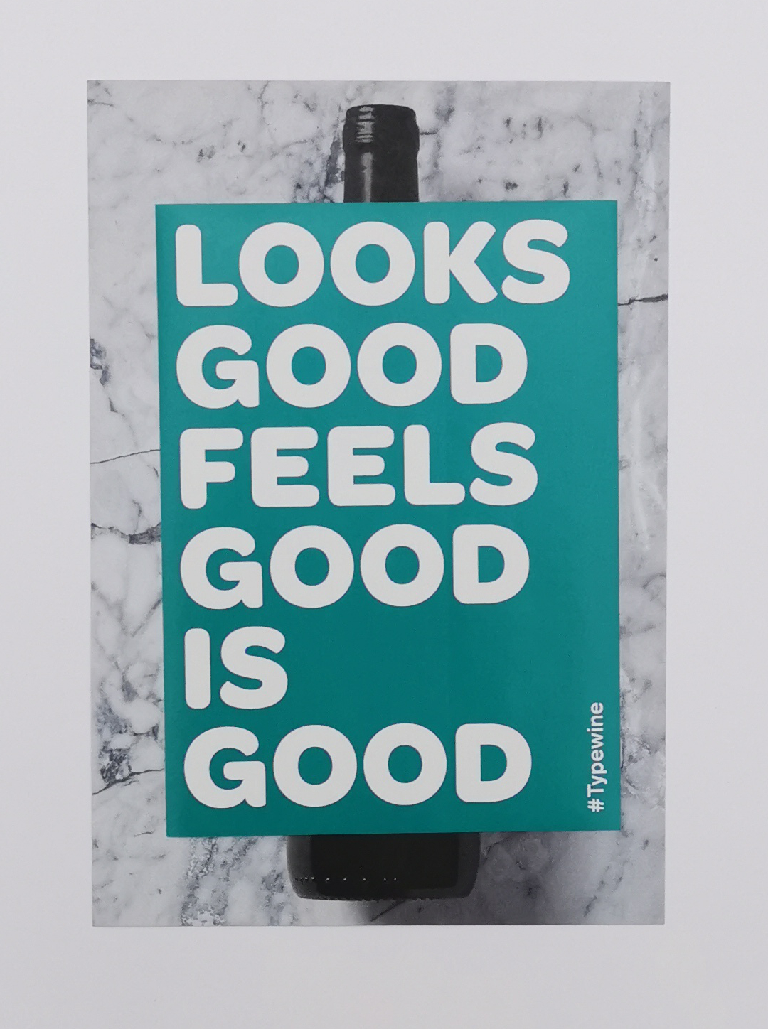 Typewine "Looks Good" Weinetikett