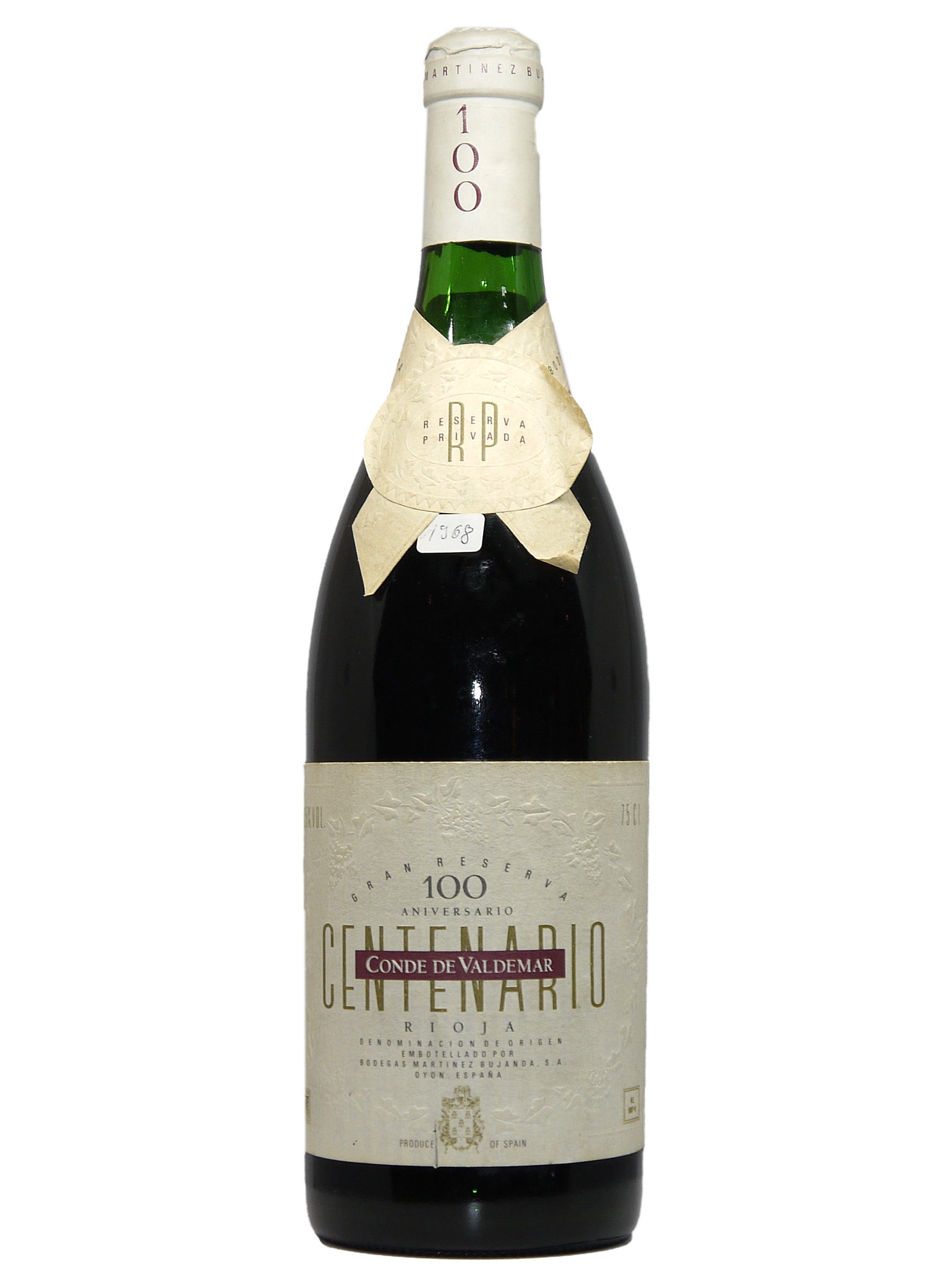 Conde Valdemar Centinario Gran Reserva 1969